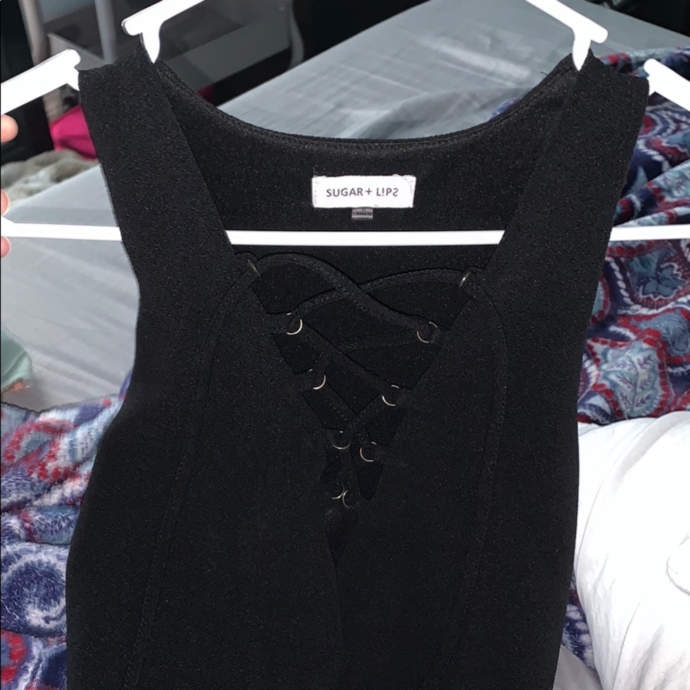 Black sleek body suit!